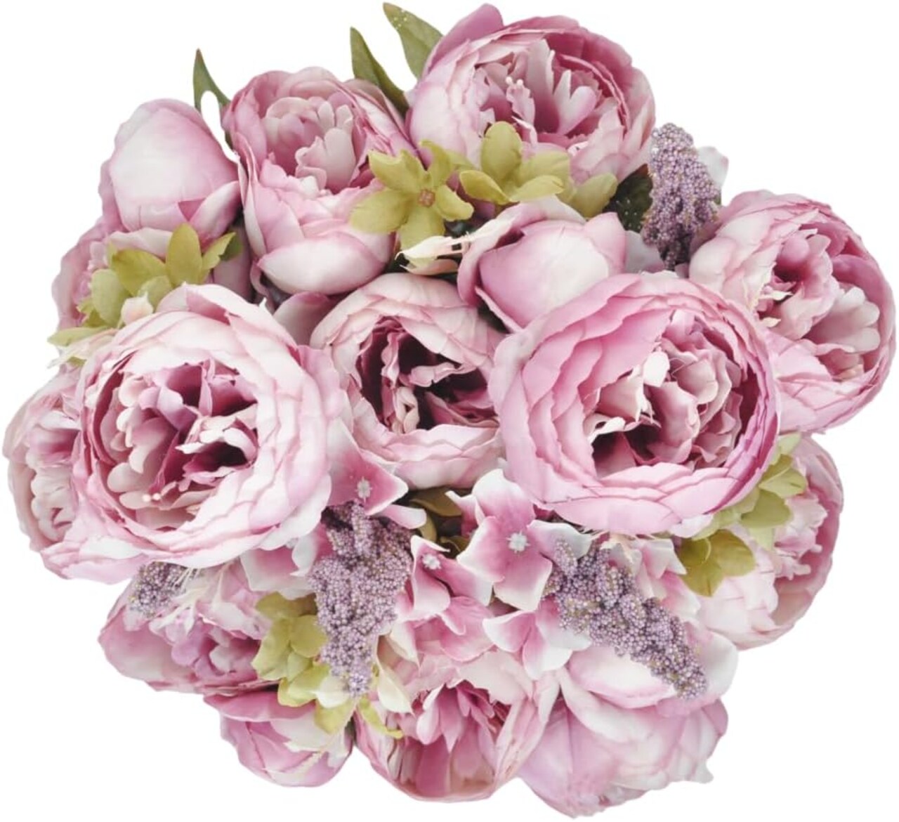 Artificial Peony Flowers Silk Peonies Fake Flower Bouquet Arrangements for Home Wedding Party Decoration